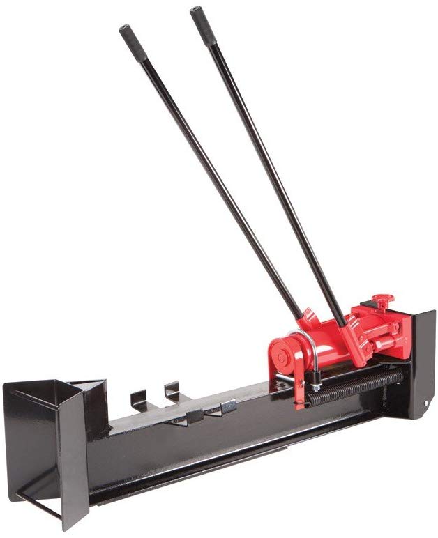 10 Ton Horizontal Log Splitter Wood Cutter Manual Hydraulic 2 Speed Wheel
