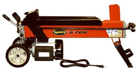 SpeeCo LS40100500 Red 5-Ton Electric Log Splitter